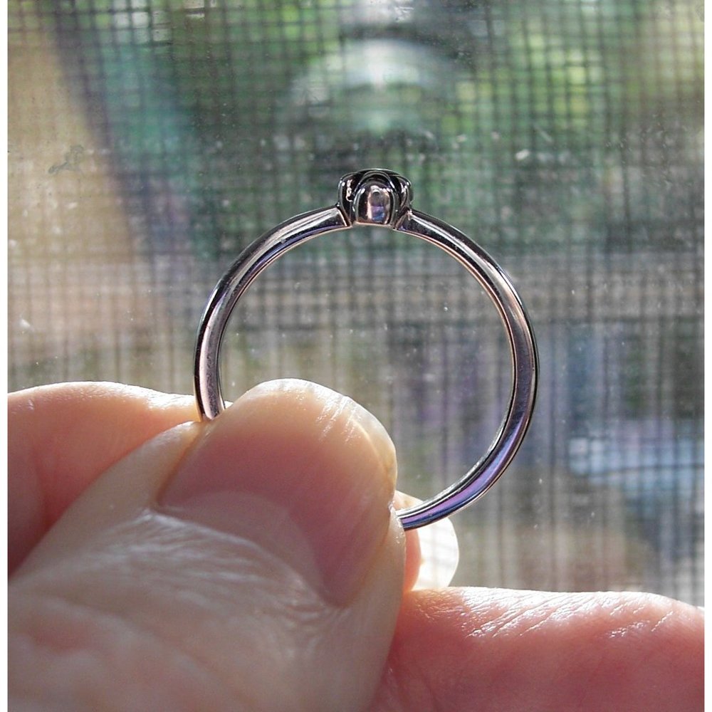 925 STERLING SILVER Dainty Phantom Skull Ring Goth Punk - Picture 5 of 14